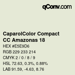 Código de color: CaparolColor Compact - CC Amazonas 18 | qconv.com