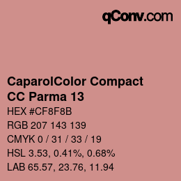 Código de color: CaparolColor Compact - CC Parma 13 | qconv.com