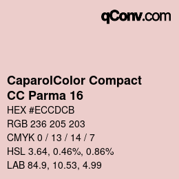 カラーコード: CaparolColor Compact - CC Parma 16 | qconv.com