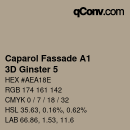 Color code: Caparol Fassade A1 - 3D Ginster 5 | qconv.com