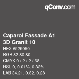 Color code: Caparol Fassade A1 - 3D Granit 10 | qconv.com