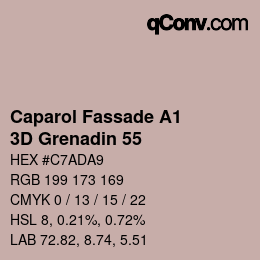 カラーコード: Caparol Fassade A1 - 3D Grenadin 55 | qconv.com