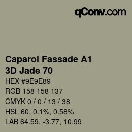 Color code: Caparol Fassade A1 - 3D Jade 70 | qconv.com
