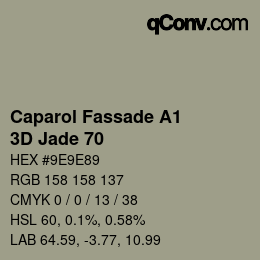 Color code: Caparol Fassade A1 - 3D Jade 70 | qconv.com