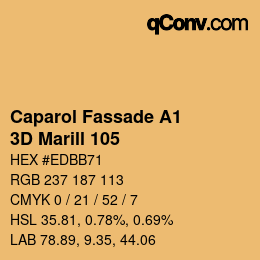 Color code: Caparol Fassade A1 - 3D Marill 105 | qconv.com