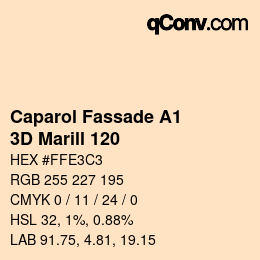 Color code: Caparol Fassade A1 - 3D Marill 120 | qconv.com