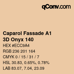 Color code: Caparol Fassade A1 - 3D Onyx 140 | qconv.com