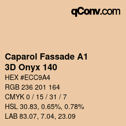 Código de color: Caparol Fassade A1 - 3D Onyx 140 | qconv.com