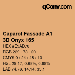 Color code: Caparol Fassade A1 - 3D Onyx 165 | qconv.com