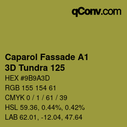 Código de color: Caparol Fassade A1 - 3D Tundra 125 | qconv.com