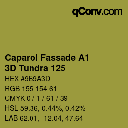 Código de color: Caparol Fassade A1 - 3D Tundra 125 | qconv.com