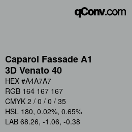 Farbcode: Caparol Fassade A1 - 3D Venato 40 | qconv.com