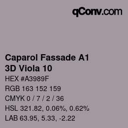カラーコード: Caparol Fassade A1 - 3D Viola 10 | qconv.com