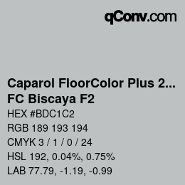 カラーコード: Caparol FloorColor Plus 2013 - FC Biscaya F2 | qconv.com