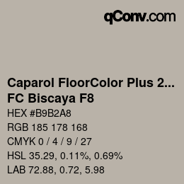 カラーコード: Caparol FloorColor Plus 2013 - FC Biscaya F8 | qconv.com