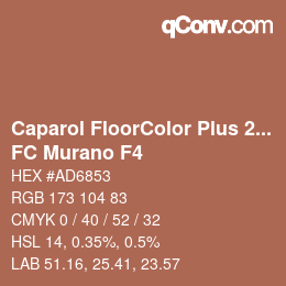 カラーコード: Caparol FloorColor Plus 2013 - FC Murano F4 | qconv.com