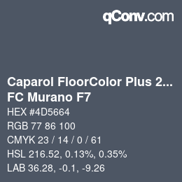 カラーコード: Caparol FloorColor Plus 2013 - FC Murano F7 | qconv.com