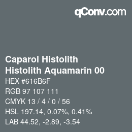 カラーコード: Caparol Histolith - Histolith Aquamarin 00 | qconv.com