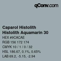 Color code: Caparol Histolith - Histolith Aquamarin 30 | qconv.com
