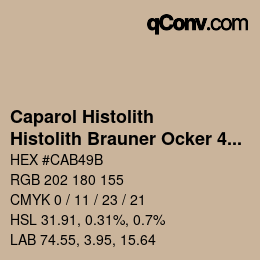 Farbcode: Caparol Histolith - Histolith Brauner Ocker 40 | qconv.com