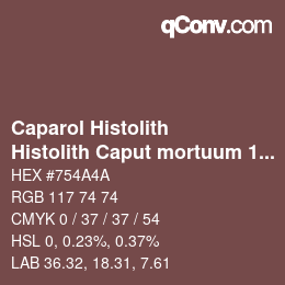 Color code: Caparol Histolith - Histolith Caput mortuum 15 | qconv.com