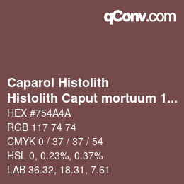 カラーコード: Caparol Histolith - Histolith Caput mortuum 15 | qconv.com