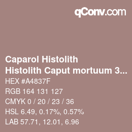 カラーコード: Caparol Histolith - Histolith Caput mortuum 30 | qconv.com