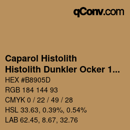 カラーコード: Caparol Histolith - Histolith Dunkler Ocker 10 | qconv.com