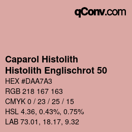 Farbcode: Caparol Histolith - Histolith Englischrot 50 | qconv.com