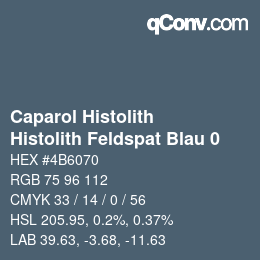 カラーコード: Caparol Histolith - Histolith Feldspat Blau 0 | qconv.com