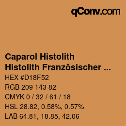 Farbcode: Caparol Histolith - Histolith Französischer Ocker 25 | qconv.com