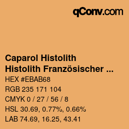 Código de color: Caparol Histolith - Histolith Französischer Ocker 30 | qconv.com