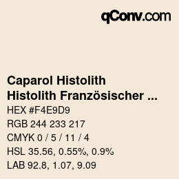 カラーコード: Caparol Histolith - Histolith Französischer Ocker 60 | qconv.com