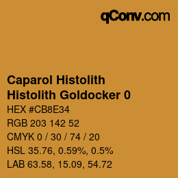 カラーコード: Caparol Histolith - Histolith Goldocker 0 | qconv.com