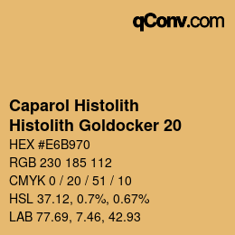 カラーコード: Caparol Histolith - Histolith Goldocker 20 | qconv.com