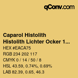 カラーコード: Caparol Histolith - Histolith Lichter Ocker 10 | qconv.com