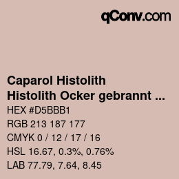 カラーコード: Caparol Histolith - Histolith Ocker gebrannt 40 | qconv.com