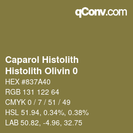 カラーコード: Caparol Histolith - Histolith Olivin 0 | qconv.com