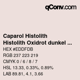 カラーコード: Caparol Histolith - Histolith Oxidrot dunkel 70 | qconv.com