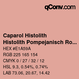 カラーコード: Caparol Histolith - Histolith Pompejanisch Rot 50 | qconv.com
