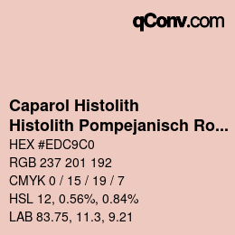 Código de color: Caparol Histolith - Histolith Pompejanisch Rot 60 | qconv.com