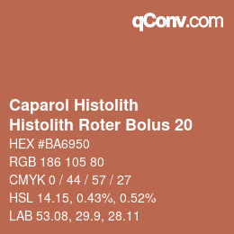 カラーコード: Caparol Histolith - Histolith Roter Bolus 20 | qconv.com