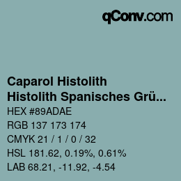 Color code: Caparol Histolith - Histolith Spanisches Grün 20 | qconv.com