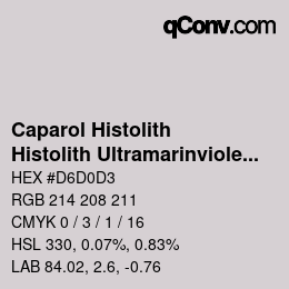 カラーコード: Caparol Histolith - Histolith Ultramarinviolett dunkel 50 | qconv.com