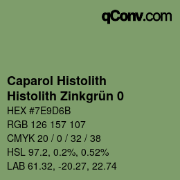 Farbcode: Caparol Histolith - Histolith Zinkgrün 0 | qconv.com