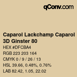 カラーコード: Caparol Lackchamp Caparol - 3D Ginster 80 | qconv.com