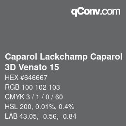 カラーコード: Caparol Lackchamp Caparol - 3D Venato 15 | qconv.com