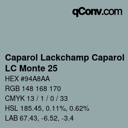 カラーコード: Caparol Lackchamp Caparol - LC Monte 25 | qconv.com