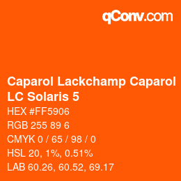 カラーコード: Caparol Lackchamp Caparol - LC Solaris 5 | qconv.com