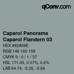 カラーコード: Caparol Panorama - Caparol Flandern 03 | qconv.com